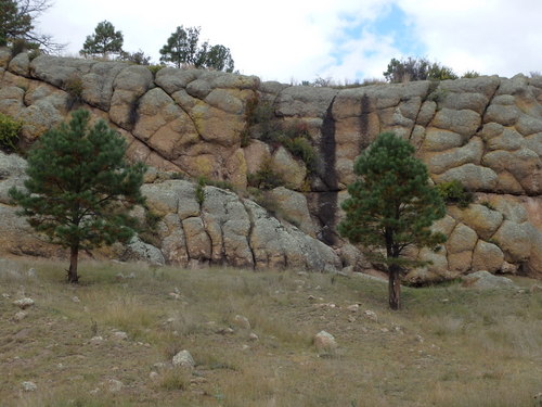 GDMBR: A beautiful OLD rock wall.